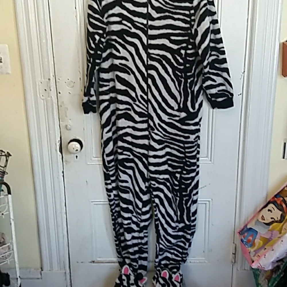 **LAST CHANCE** Adorable Zebra Onesie Pajamas